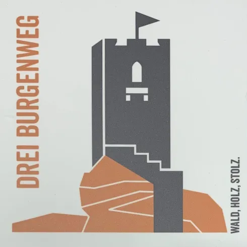 Markierung Drei Burgenweg