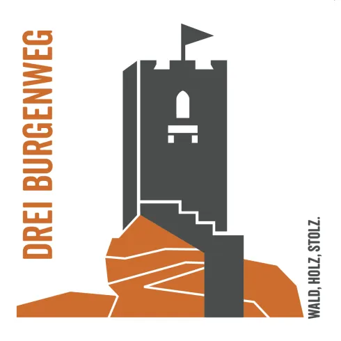 Wandermarkierung - Drei Burgenweg