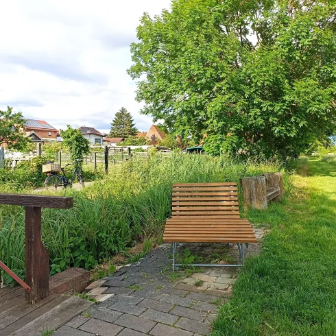 Ruheliege am Bach in Freckenfeld