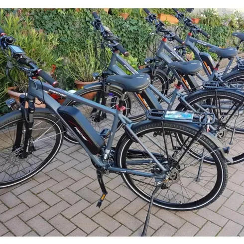 E-Trekkingbikes E-Bike-Verleih Born