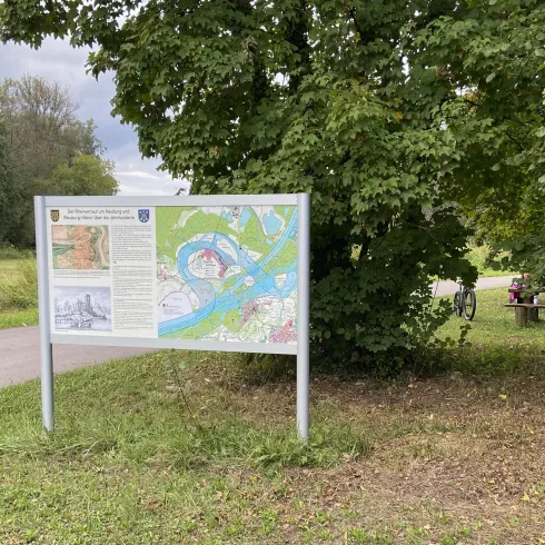 Infotafel - Rastplatz Radweg