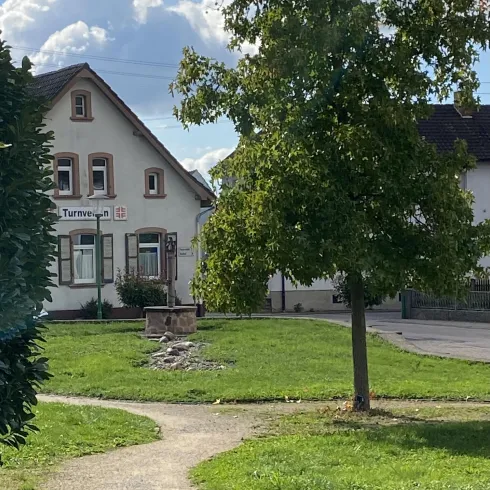 Haus Hütter ehem. Standort heute Dorfplatz