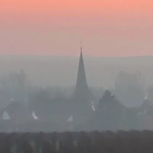 Heuchelheim im Nebel