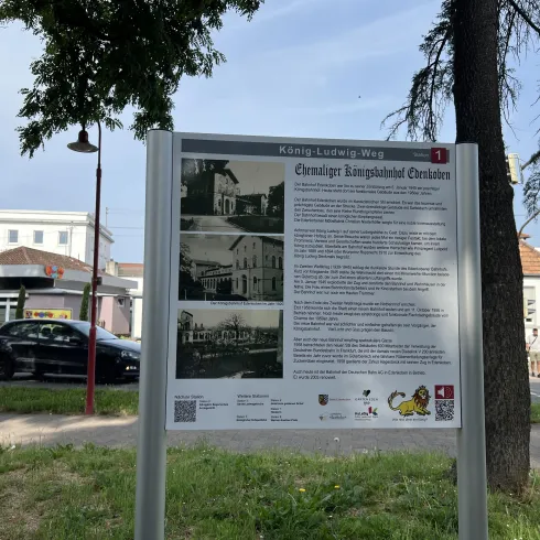 König Ludwig Weg Station1 - Bahnhof