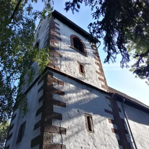 Protestantische Kirche Walsheim von 1810-1812 (© Nicola Hoffelder, Landau-Land)