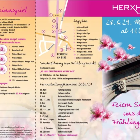 Flyer Seite 1 (© Ortsgemeinde Herxheim a.Bg.)