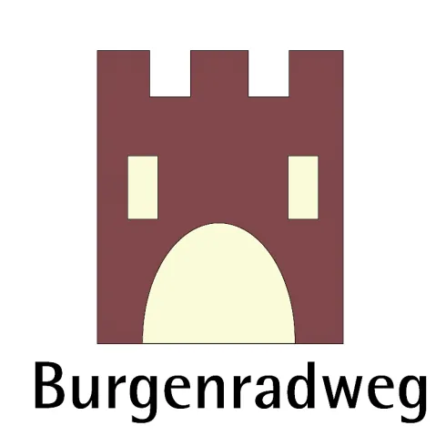 Logo und Markierung Burgenradweg