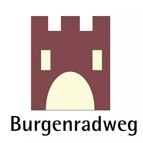 Logo und Markierung Burgenradweg