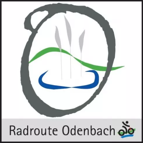 Logo und Markierung Odenbachtal-Radweg Logo und Markierung Odenbachtal-Radweg
