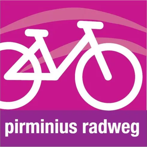 Logo und Markierung Pirminius-Radweg