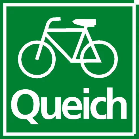 Logo und Markierung Queichtal-Radweg