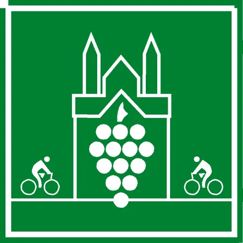 Logo und Markierung Vom Rhein zum Wein