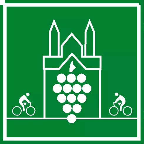 Logo und Markierung Vom Rhein zum Wein