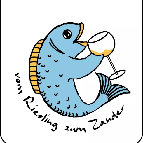 Logo und Markierung Vom Riesling zum Zander