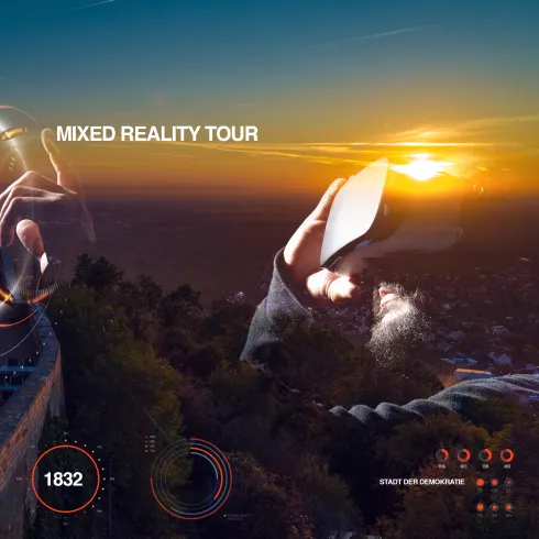 Augmented Reality Vorschau auf das Hambacher Schloss