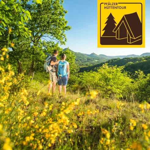 Pfälzer Hüttentour mitAusblick auf den Trifels