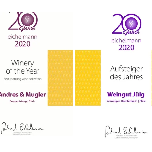 Eichelmann-Weinführer: Auszeichnungen für Weine und Sekte aus der Pfalz