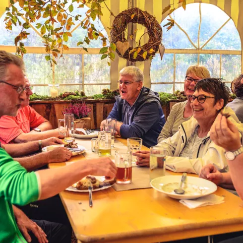 Keschde Zelt, Metzgerei Hanss in Hauenstein