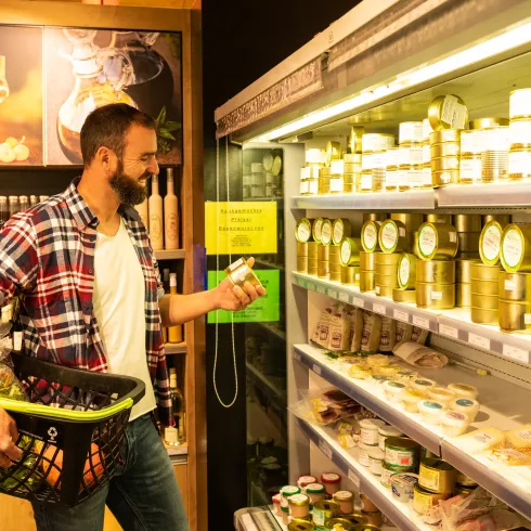 Bild eines typischen Hofladens in der Pfalz