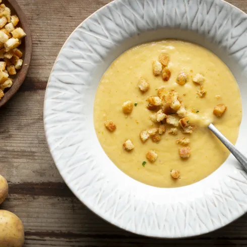 Feine Kartoffelsuppe