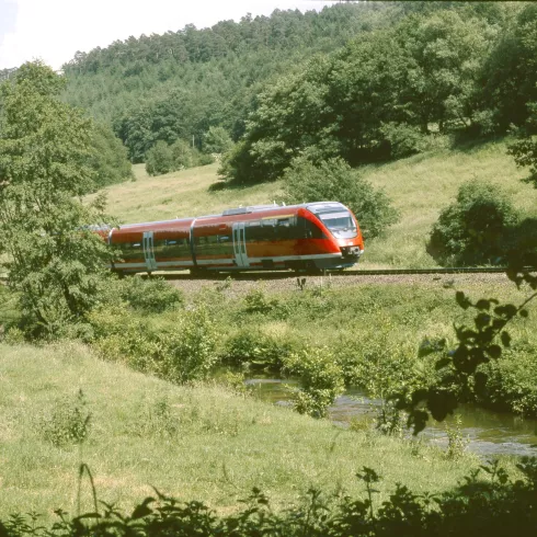 Mit den Nahverkehrszügen durch die Pfalz