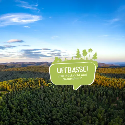 Kampagne für Rücksicht und Naturschutz in der Pfalz