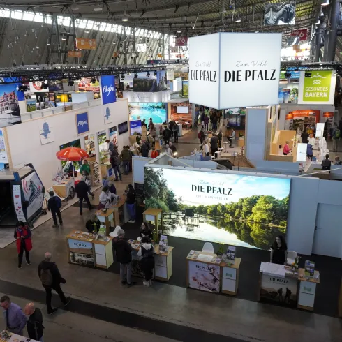 Pfalz Stand auf der CMT Messe 2024 