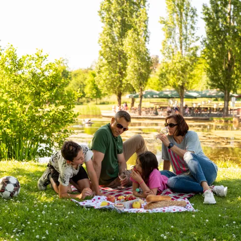 Picknicken im Strecktalpark in Pirmasens