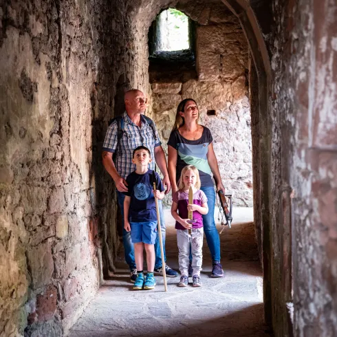 Auf Entdeckungstour durch die Hardenburg in Bad Dürkheim