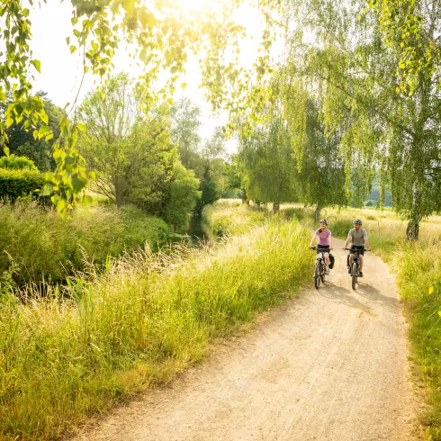 Radfahren im Lautertal bei Katzweiler