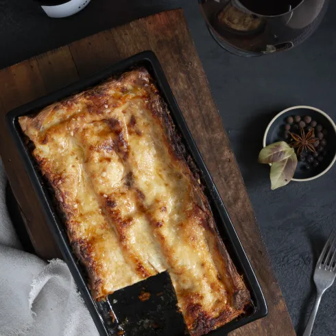 Lasagne mit Wild-Bolognese