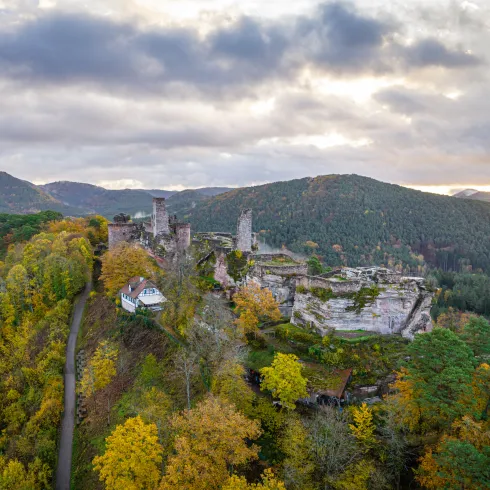 Weitblick über die Burg 