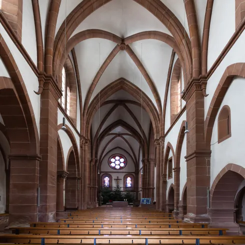 Eine Klosterkirche von Innen