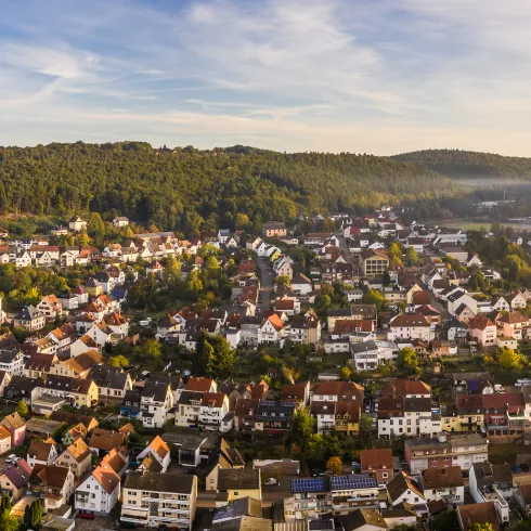 Luftaufnahme von Rodalben