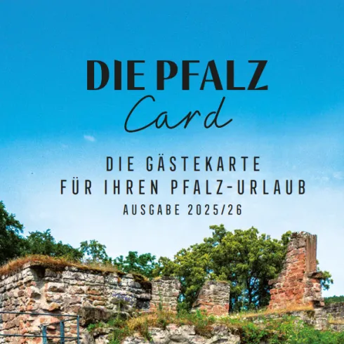 Das Cover der Pfalzcard Broschüre 2025