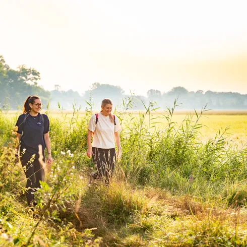  Wanderung durch die Queichwiesen in der Morgensonne
