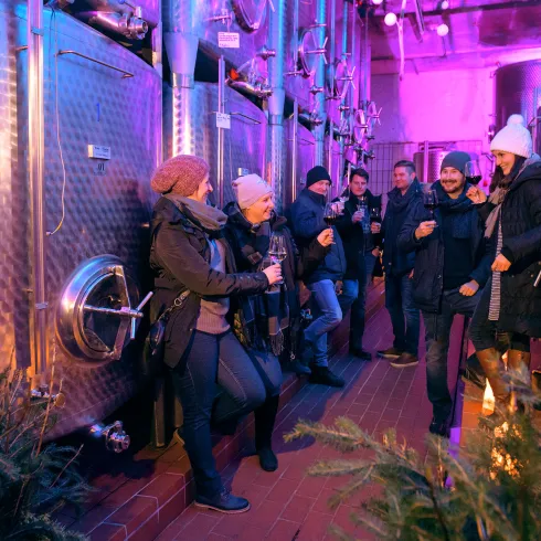 Advent im Weingut