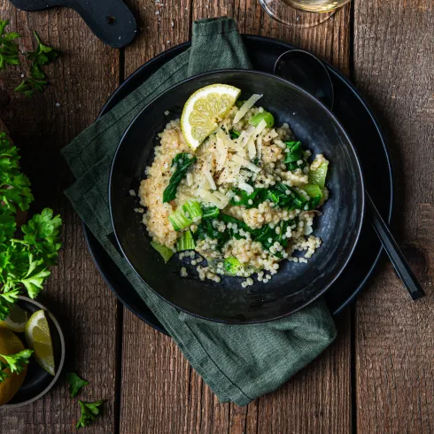 Pfälzer Graupenrisotto