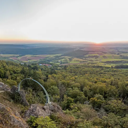 Die 360 Grad Panoramatour des Adlerbogens am Donnersberg