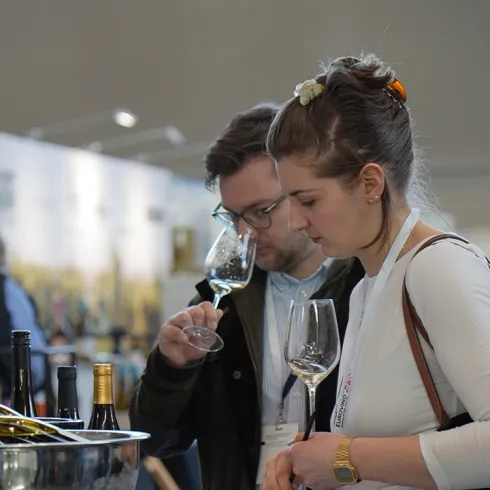 Verkostung am Pfalzstand auf der Eurovino 