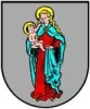 Auf dem Marienthaler Ortswappen ist eine Mariendarstellung mit Jesuskind abgebildet